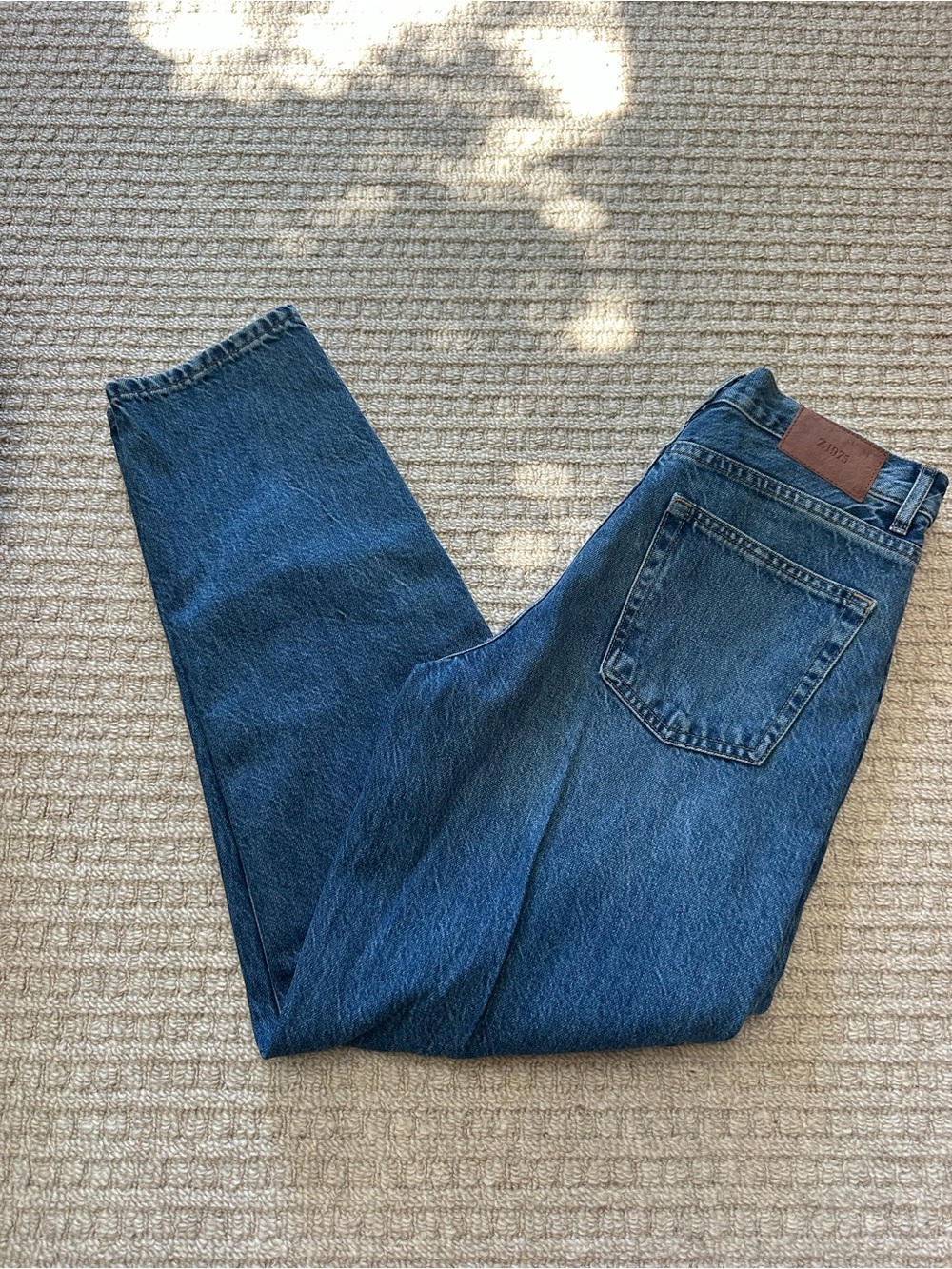 Zara NWT Women’s Z1975 Slim Fit Blue Denim Jeans Sz 6